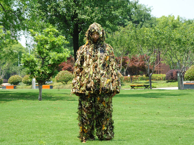 章布沖花兩件套偽裝服